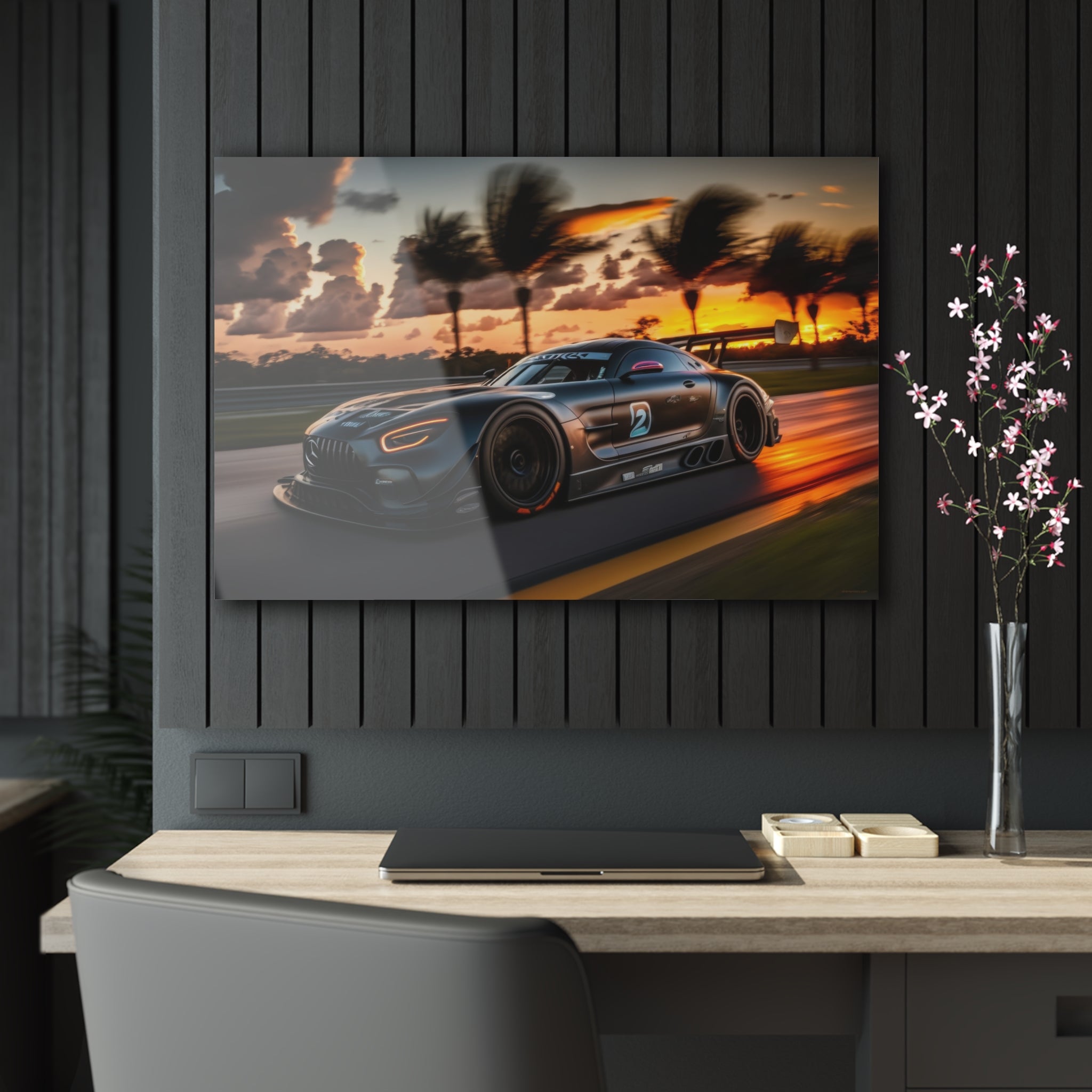 Mercedes AMT GT3 - Auto - Acrylic Print - DC0135